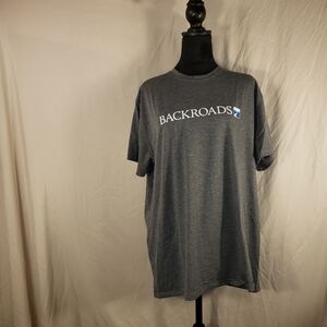 Charcoal Gray BACKROADS Men's Short Sleeve Tee - XXL